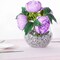 LAVENDER 10" Silk Artificial Peony Flowers Bouquet Arrangement